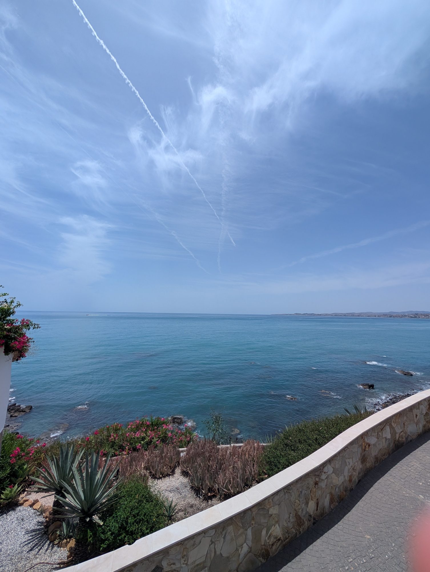 The seafront path near Fuengirola