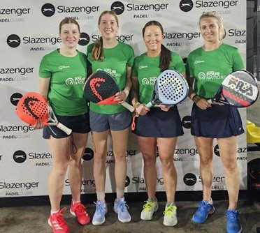 Anna with the Ireland team at the Four Nations